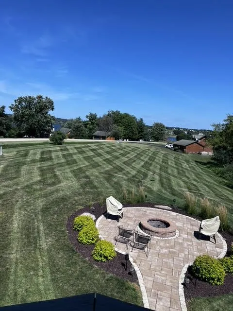 Custom landscape installation for year-round maintenance in Lanark, IL by Frontyard Fades