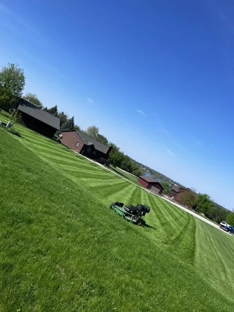 Custom landscape installation for beautiful yards across Lanark, IL - Frontyard Fades