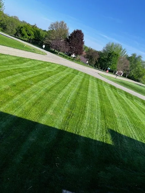 Reliable lawn mowing service in Lanark, IL by Frontyard Fades