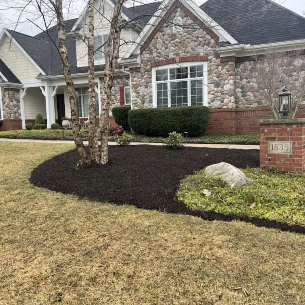 Expert landscape installation with custom design in Belton, SC by Frost Landscaping & Design