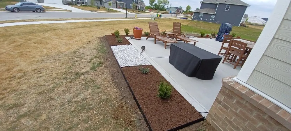 Custom landscape installation for year-round maintenance across Lebanon, IN - Frosty Green's Landscaping