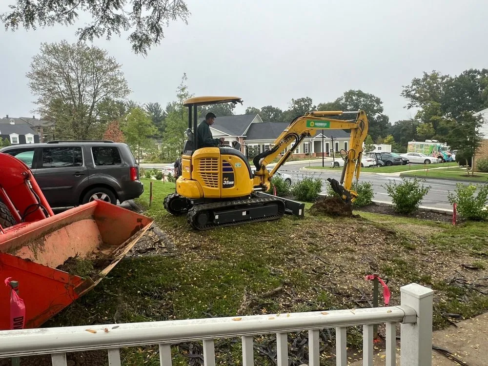 Professional yard maintenance in Glen Burnie, MD by Fuentes Lawn Service