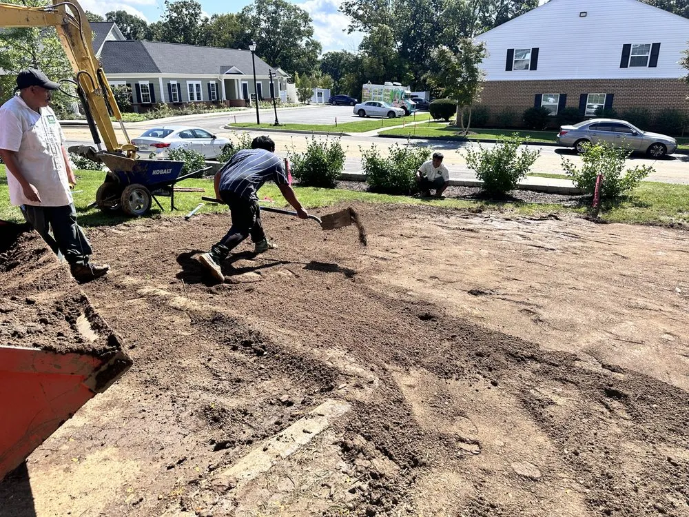 Professional outdoor landscaping in Glen Burnie, MD - Fuentes Lawn Service