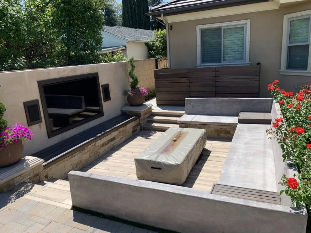 Custom lawn mowing service with custom design across Duarte, CA - Fuerza Landscape