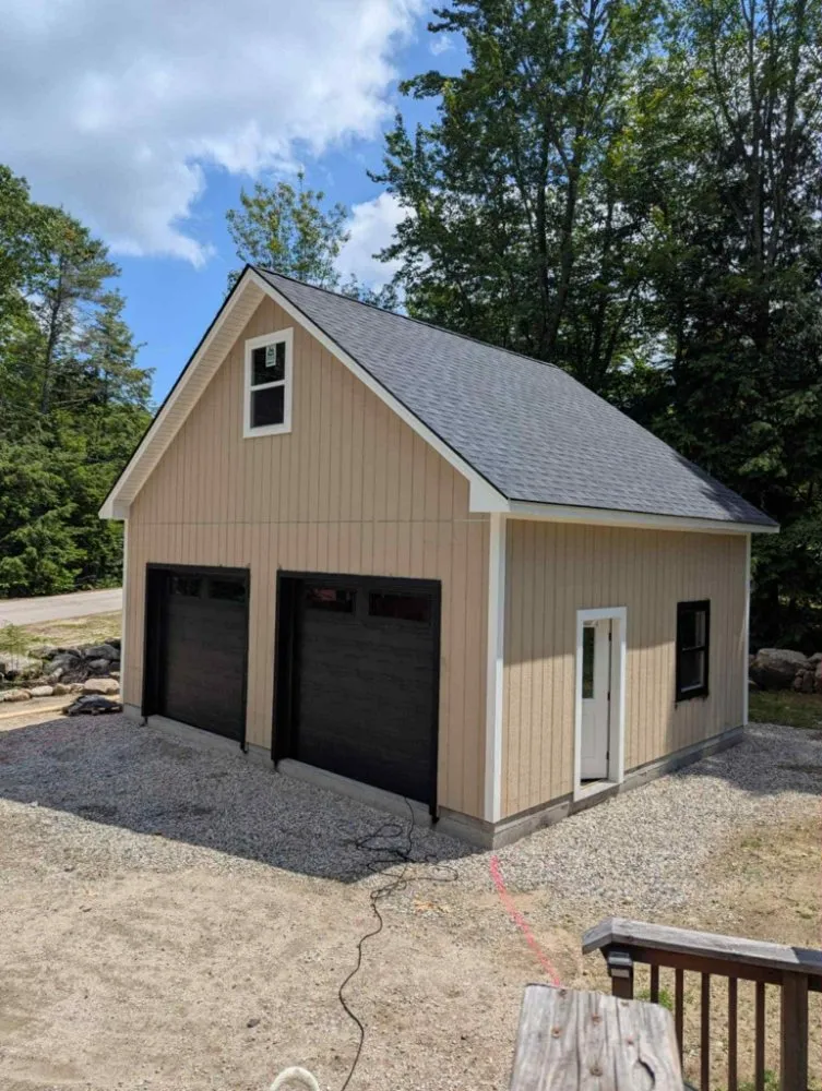 Affordable garden landscaping with custom design in Wakefield, NH by Fulcher's Property Services