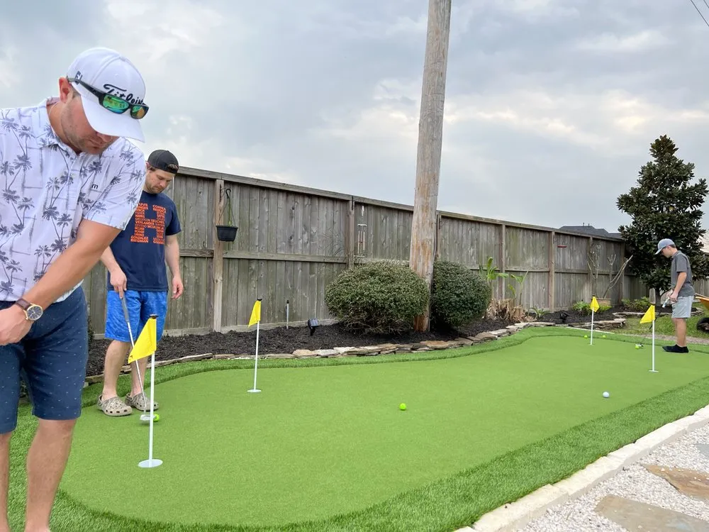 Custom yard maintenance in League City, TX by Full Armor Landscapes