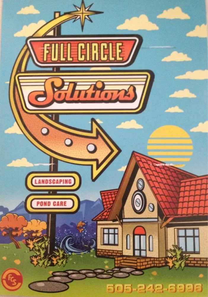 Custom landscape design for outdoor upgrades across Albuquerque, NM - Full Circle Solutions Inc