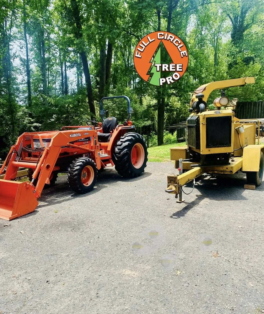 Professional landscape design for year-round maintenance in Mount Airy, NC by Full Circle Tree Pro