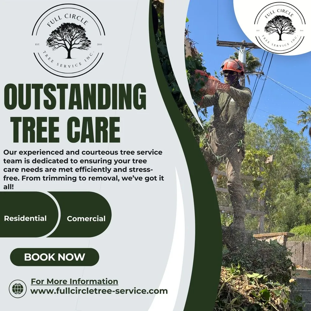Affordable yard maintenance in Escondido, CA - Full Circle Tree Service