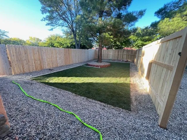 Local landscape installation in Glendale, UT by Full Curl Landscaping