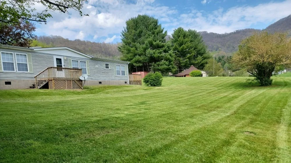 Professional residential landscaping in Waynesville, NC by Full Moon Lawn Care