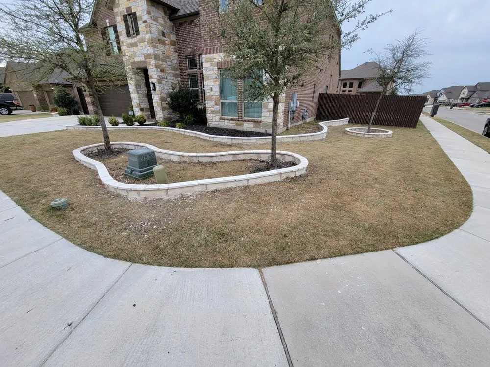 Custom landscape design in Round Rock, TX by Full Nelson Landscapes