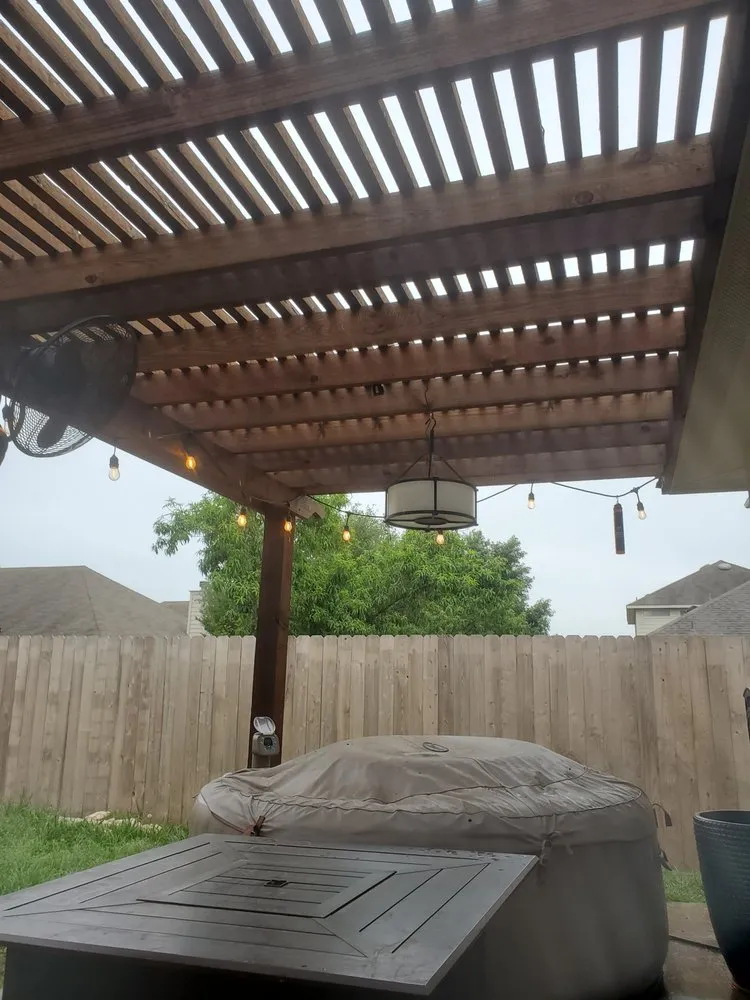 Custom garden landscaping in Round Rock, TX by Full Nelson Landscapes