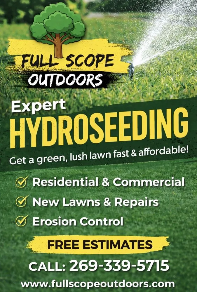 Affordable lawn mowing service for residential properties across Battle Creek, MI - Full Scope Outdoors
