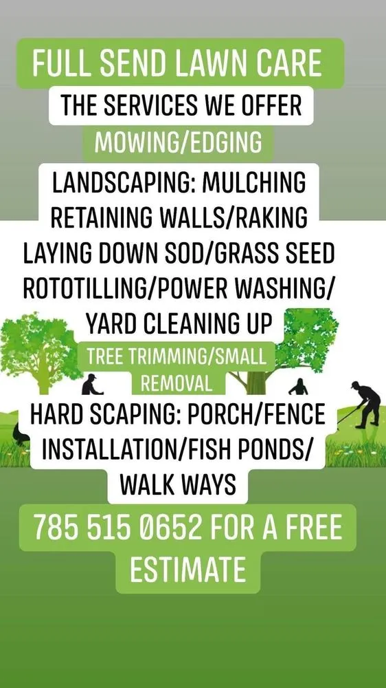 Custom landscape design experts serving New Cambria, KS - Full send lawn care