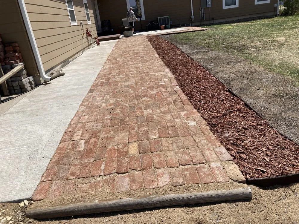 Custom landscape installation in New Cambria, KS - Full send lawn care