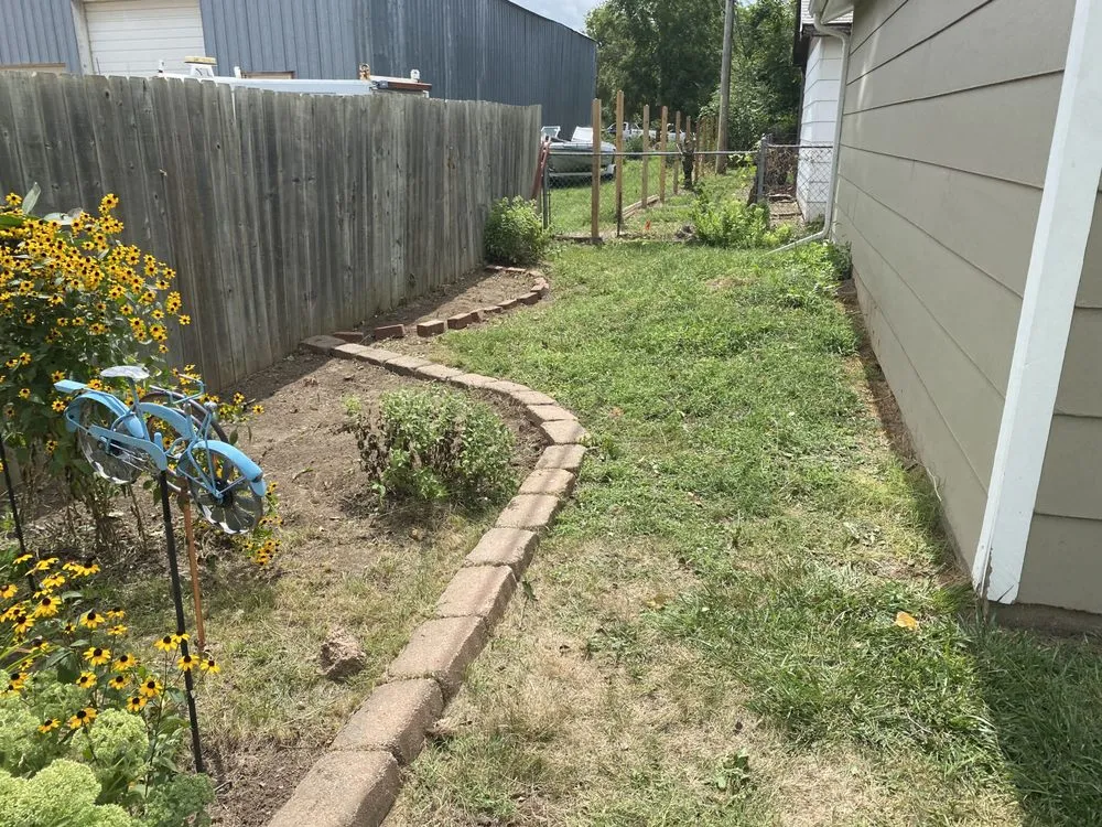Professional yard cleanup service for outdoor upgrades in New Cambria, KS by Full send lawn care