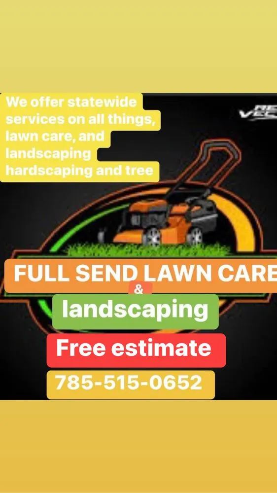 Trusted lawn mowing service in New Cambria, KS by Full send lawn care