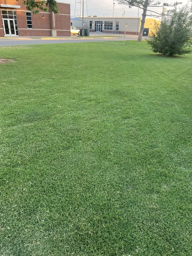 Custom residential landscaping in Okarche, OK by Full Throttle Lawn Care
