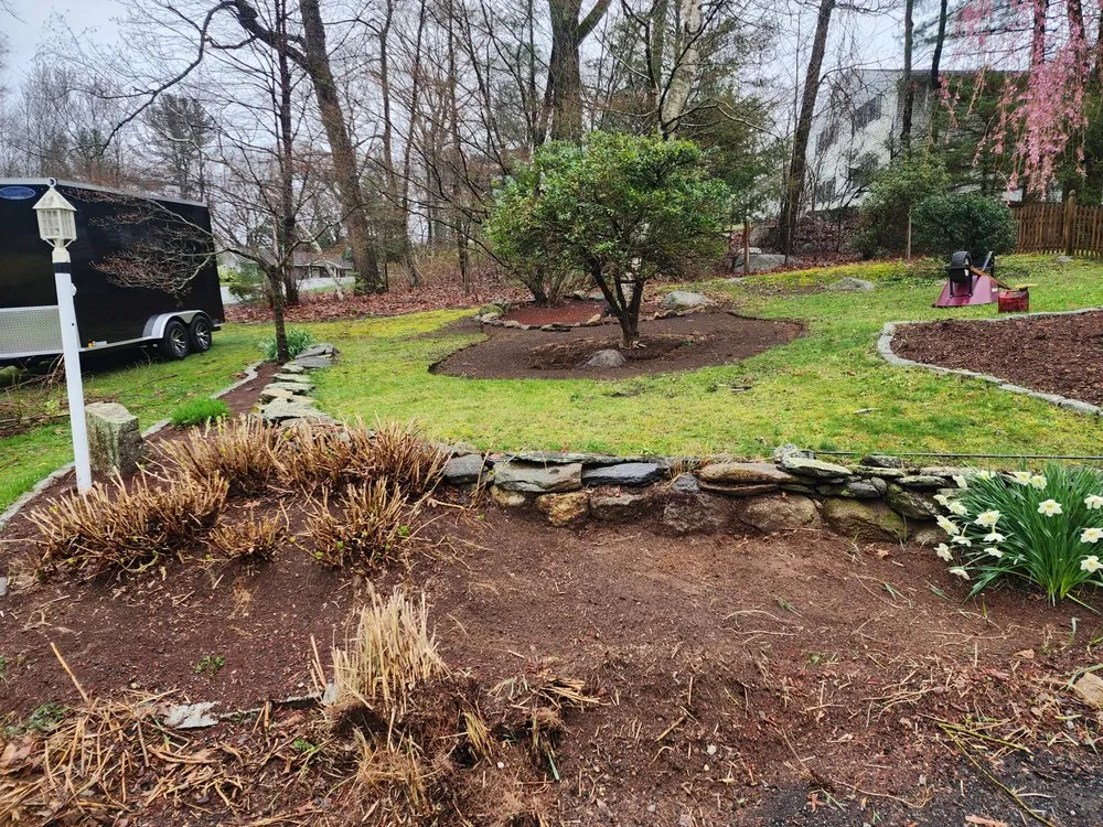 Professional residential landscaping for beautiful yards in Tolland, CT by Full Throttle Lawn Care