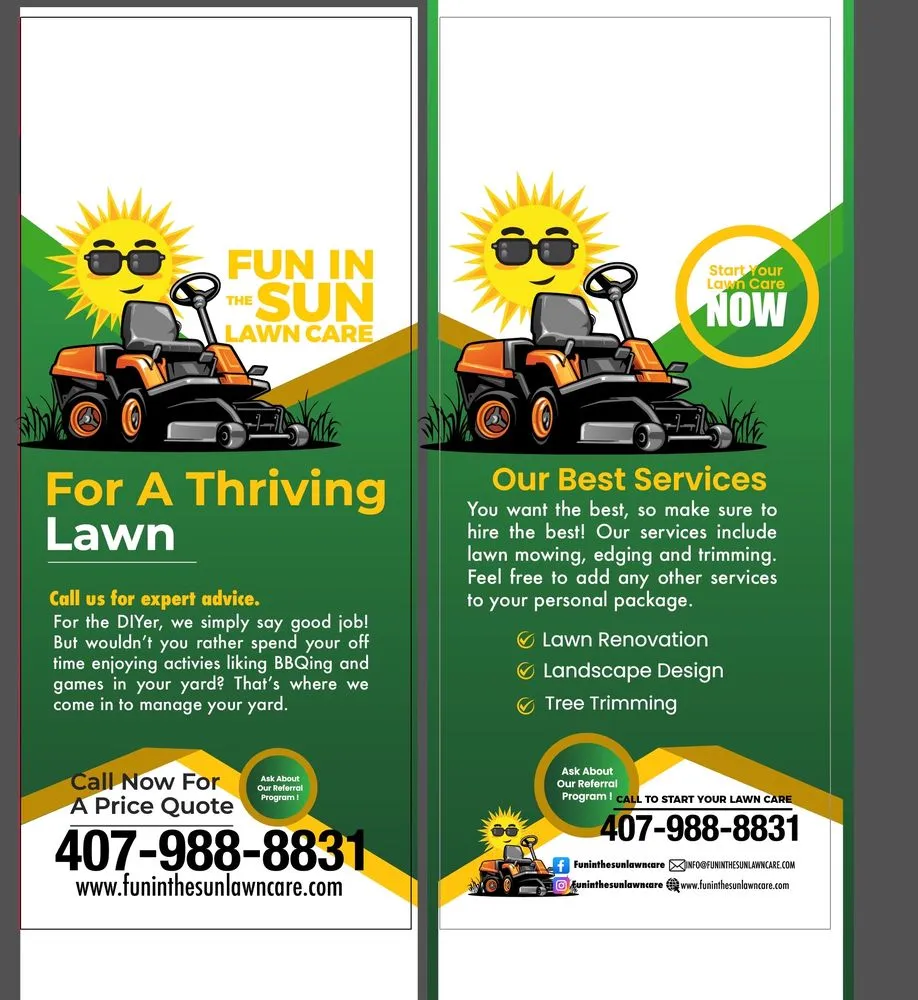 Professional landscaping services for beautiful yards in Winter Garden, FL by Fun in the Sun Lawn Care