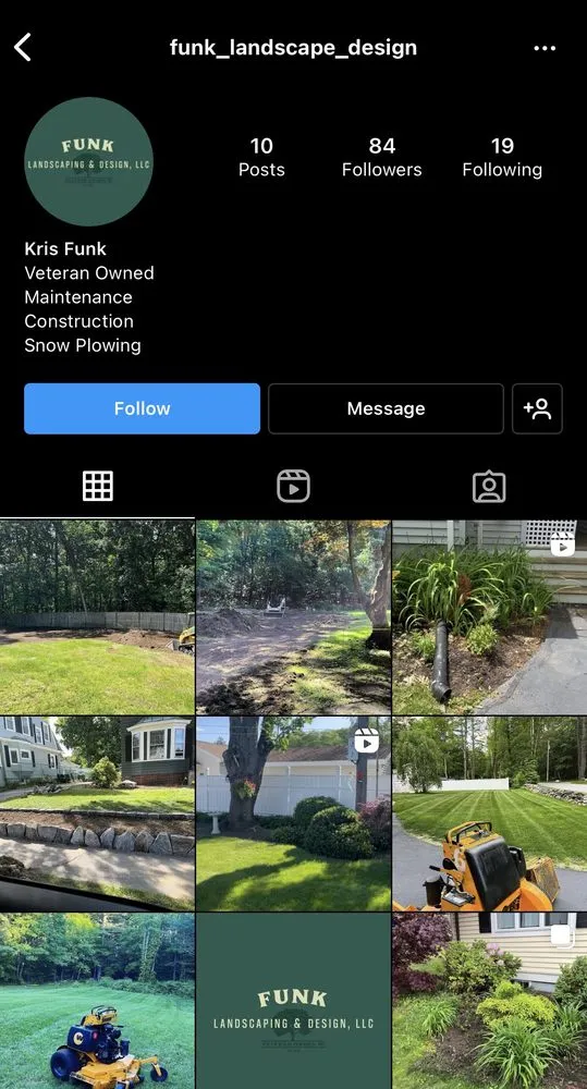 Professional yard cleanup service with custom design across Charlton, MA - Funk Landscape & Design