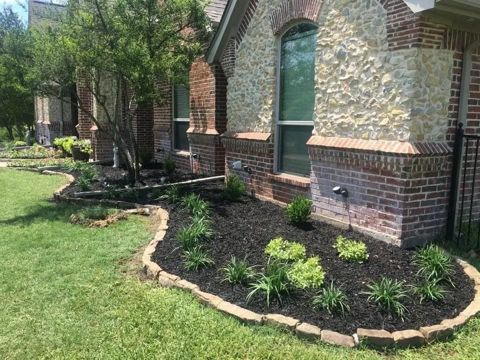 Expert outdoor landscaping with custom design across Lake Worth, TX - Funky Town Landscaping