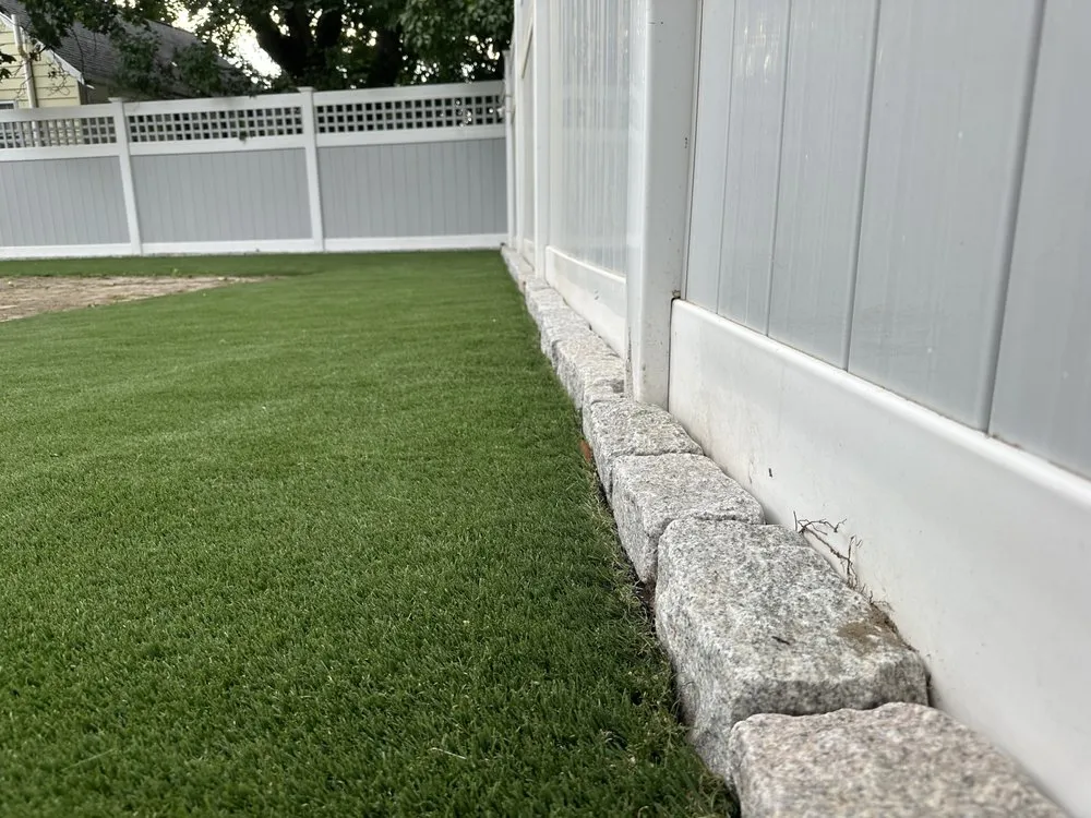 Trusted lawn mowing service with custom design in Abington, MA by FW Landscaping Construction