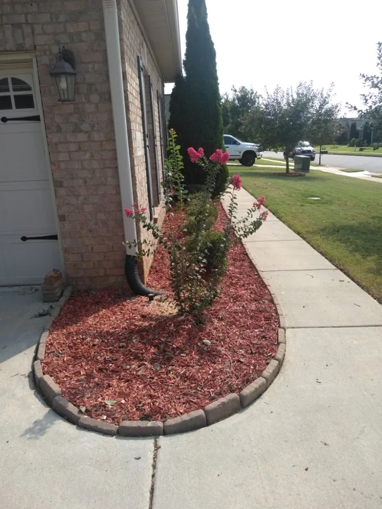 Custom garden landscaping for outdoor upgrades in Huntsville, AL by Fye Tree & Landscaping Professional's