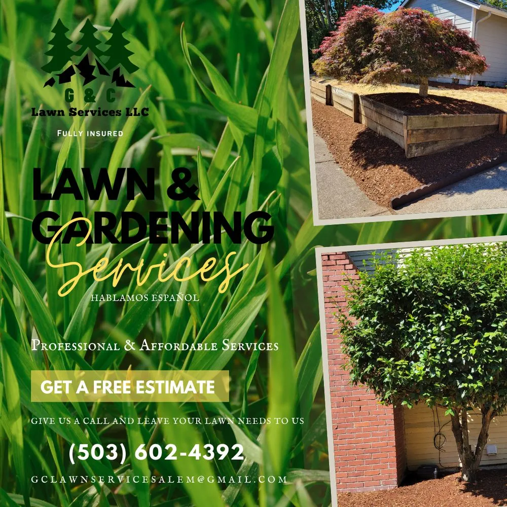 Affordable yard maintenance with custom design in Salem, OR by G & C Lawn Services