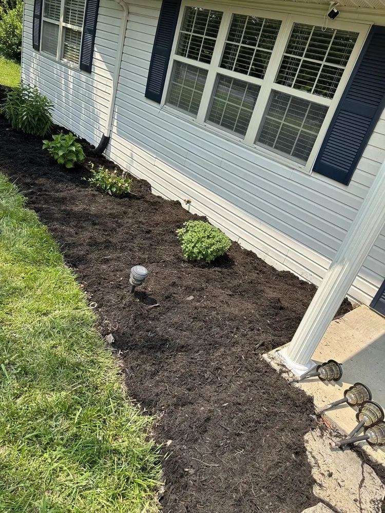 Custom outdoor landscaping for outdoor upgrades in Johnson City, TN by G & G Lawncare and Home Improvements