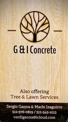 G & I Concrete and Tree Lawn Services Logo