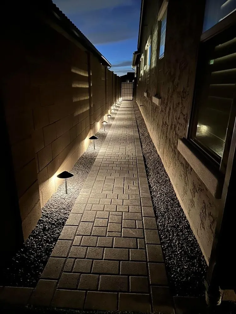 Custom garden landscaping in Mesa, AZ by G & J Pro Landscaping