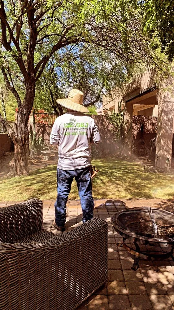 Custom landscape installation in Mesa, AZ - G & J Pro Landscaping