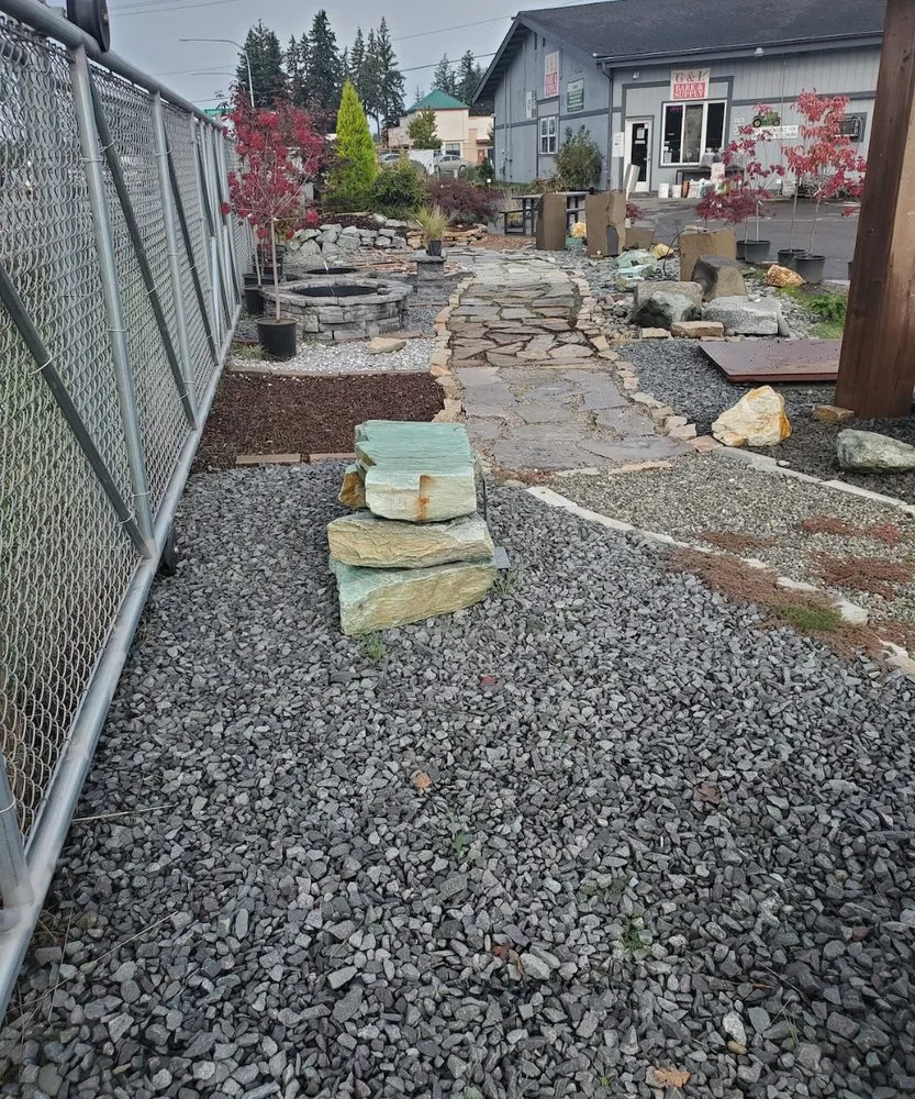 Trusted landscape installation with custom design in Spanaway, WA by G & L Bark Supply