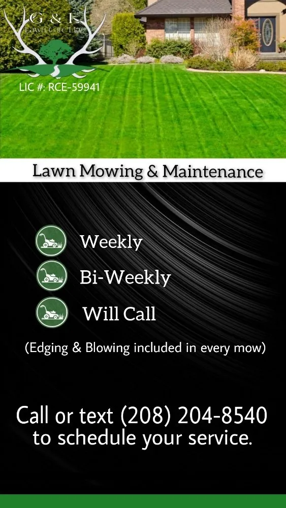 Reliable landscaping services for residential properties in Nampa, ID by G & L Lawn Care