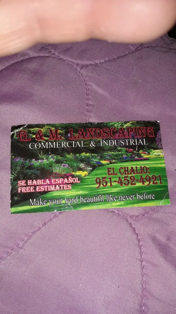 Top-rated landscape installation in Riverside, CA - G & M Landscaping