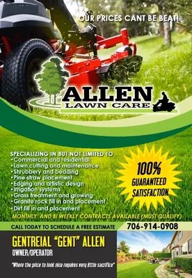 G Allen Lawn Care Logo