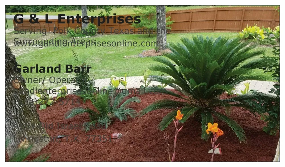 Reliable landscape installation for homes in Livingston, TX by G and L Enterprises