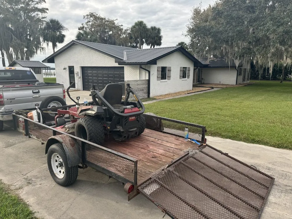 Expert lawn mowing service for residential properties across East Palatka, FL - G and T Lawn Care