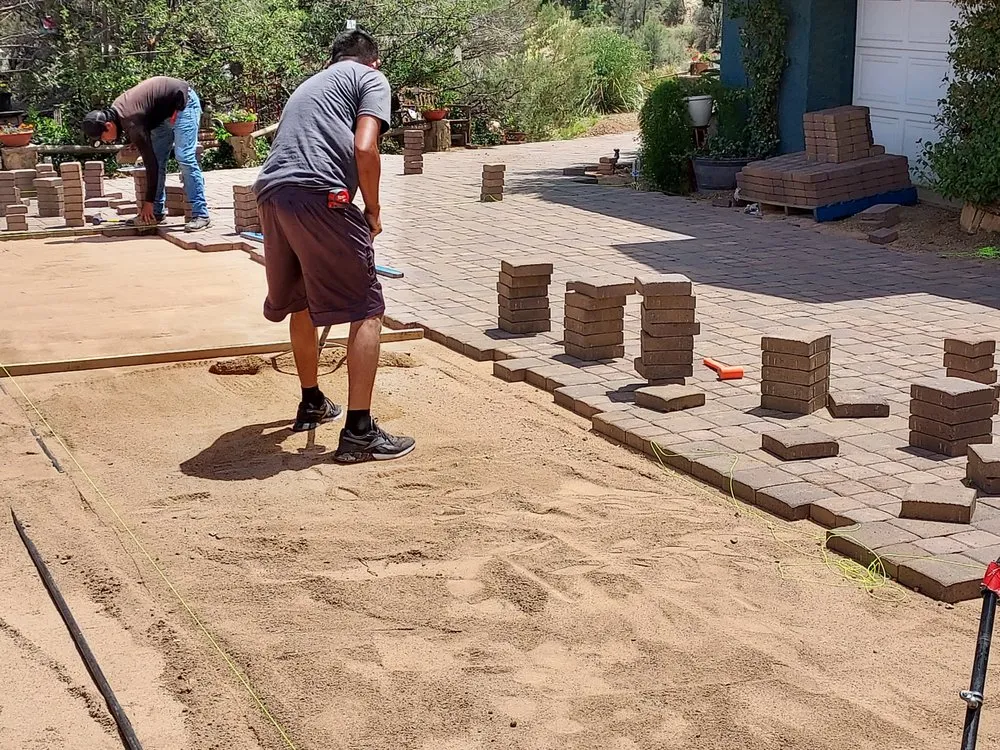 Professional landscape installation for outdoor upgrades in Prescott Valley, AZ by G Campa Landscape