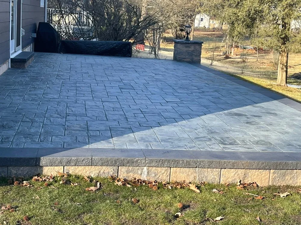 Custom landscape design in Caldwell, NJ by G Campos Landscaping