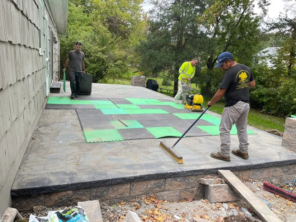 Professional landscape installation in Caldwell, NJ by G Campos Landscaping