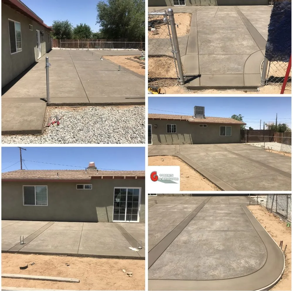 Reliable outdoor landscaping for homes across Victorville, CA - G concrete & landscaping