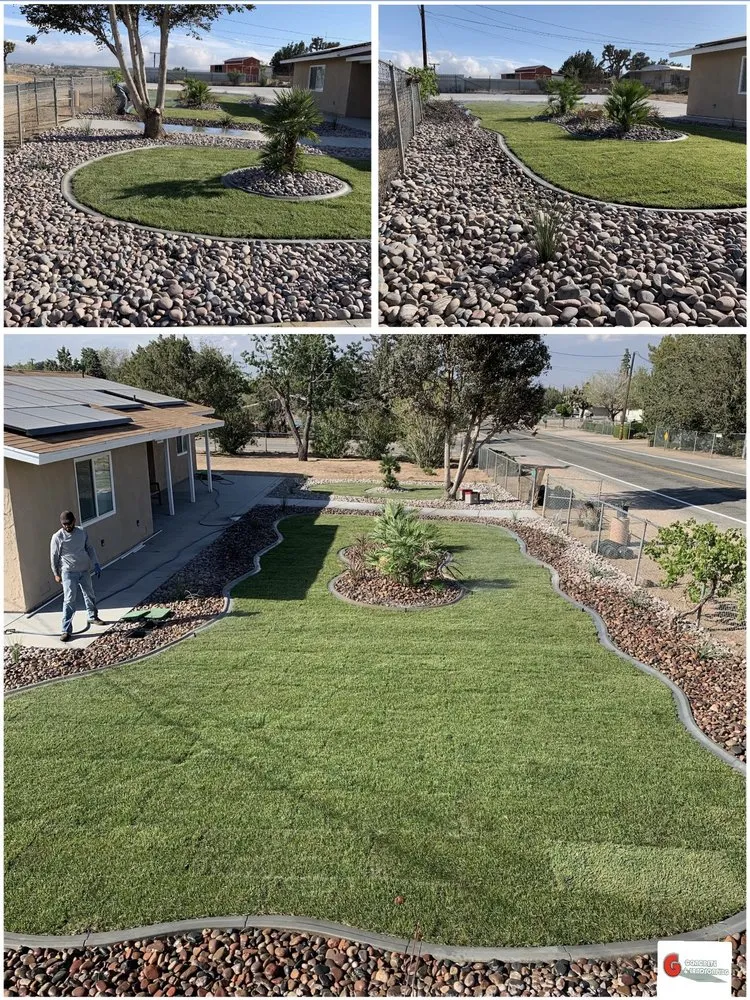 Affordable yard maintenance for beautiful yards across Victorville, CA - G concrete & landscaping