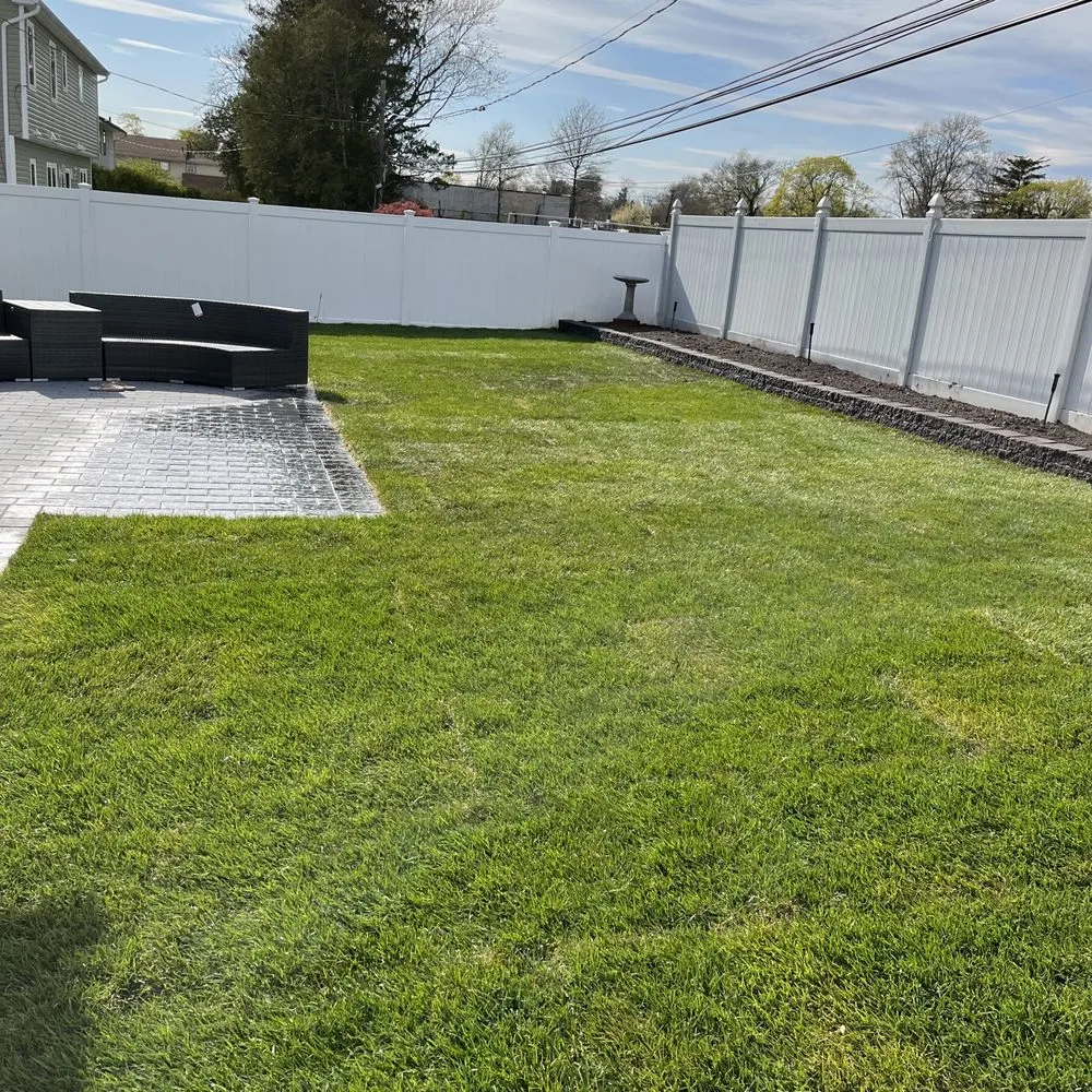 Custom landscape installation for homes across Brentwood, NY - G Flores Landscaping