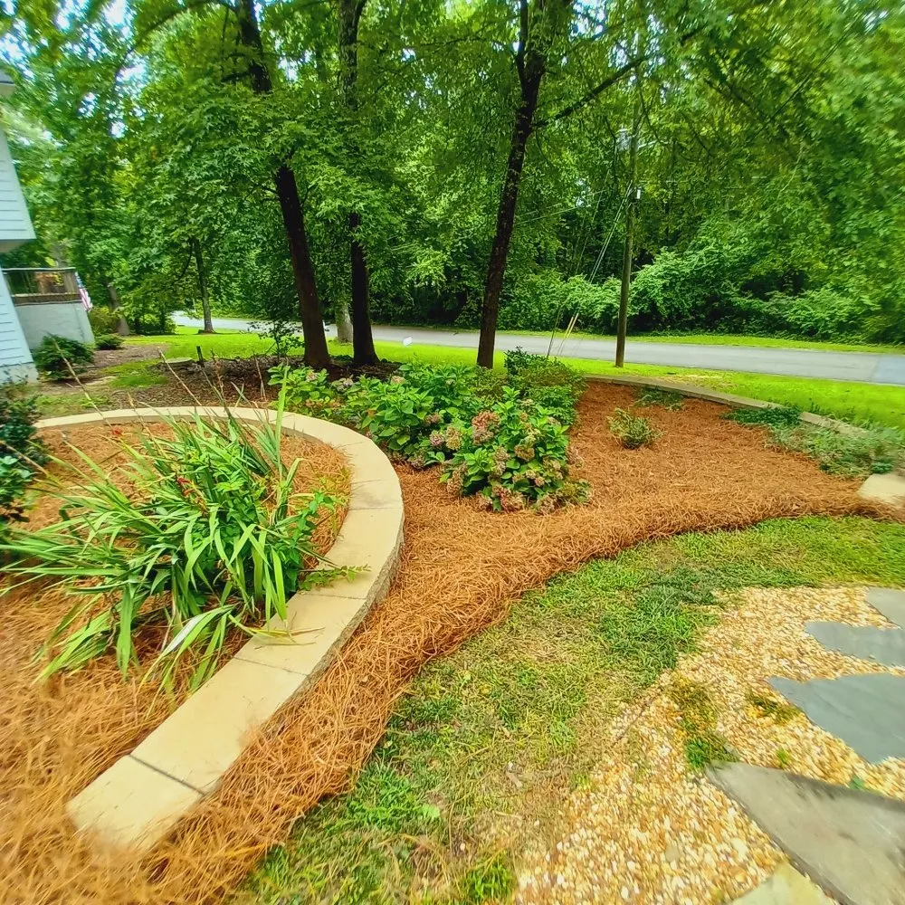 Custom garden landscaping with custom design across Dallas, GA - G I Scapes
