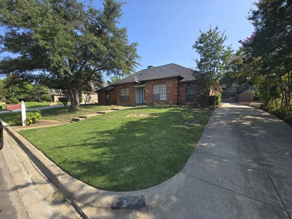 Affordable landscape design for beautiful yards in Fort Worth, TX by G Landscaping Services