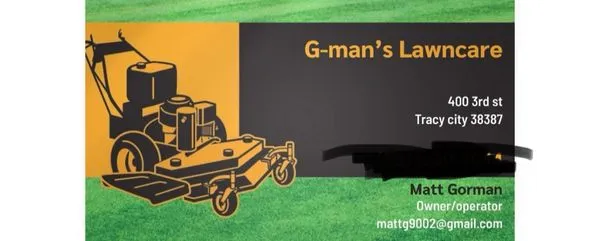 G Man’s Lawncare