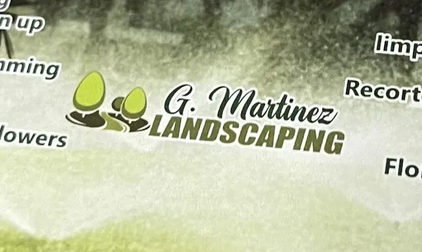 G. Martinez Landscaping Logo